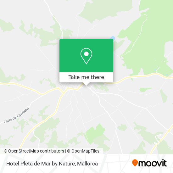 Hotel Pleta de Mar by Nature map