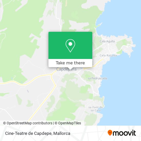 mapa Cine-Teatre de Capdepe