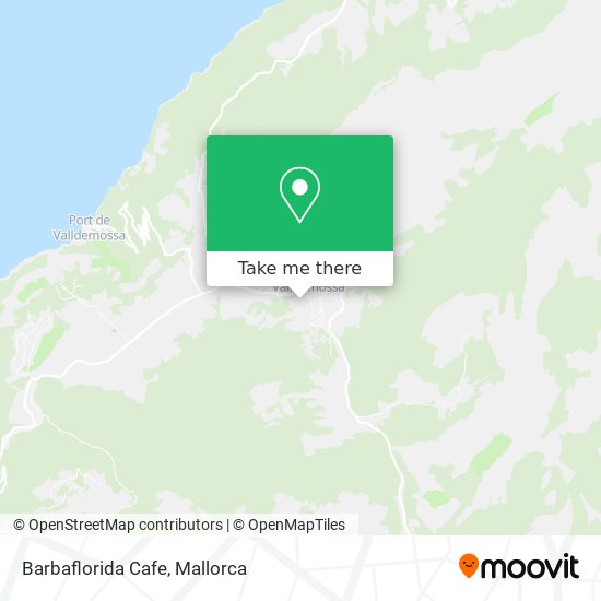 mapa Barbaflorida Cafe