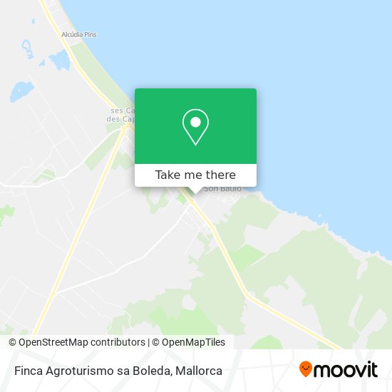 Finca Agroturismo sa Boleda map