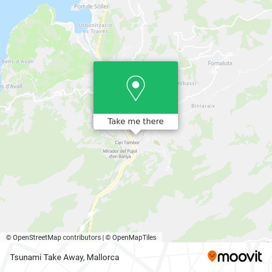 Tsunami Take Away map