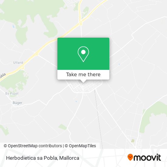 Herbodietica sa Pobla map