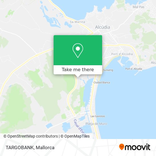 mapa TARGOBANK
