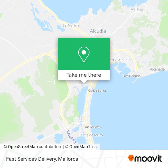 Fast Services Delivery map