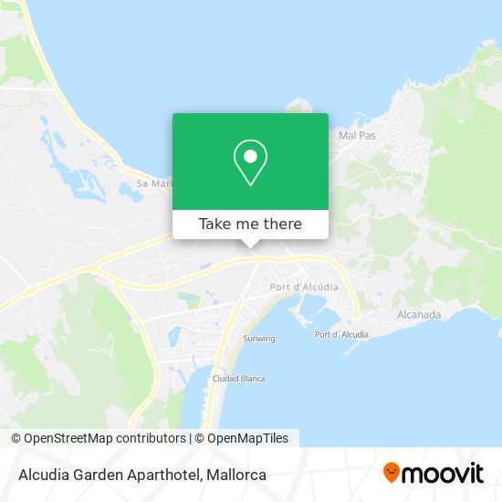 Alcudia Garden Aparthotel map