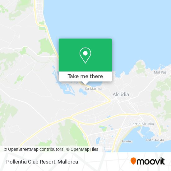 Pollentia Club Resort map