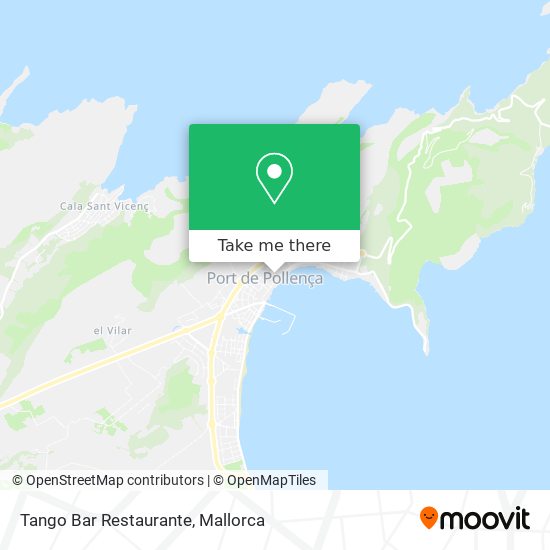 mapa Tango Bar Restaurante
