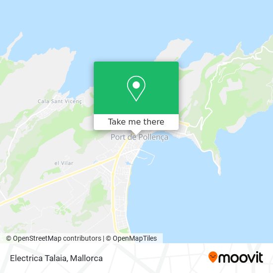 Electrica Talaia map