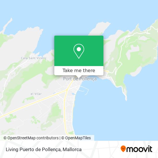 Living Puerto de Pollença map