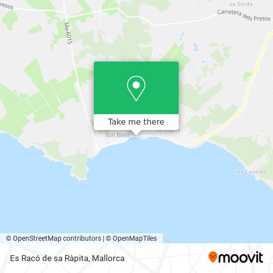 Es Racó de sa Ràpita map