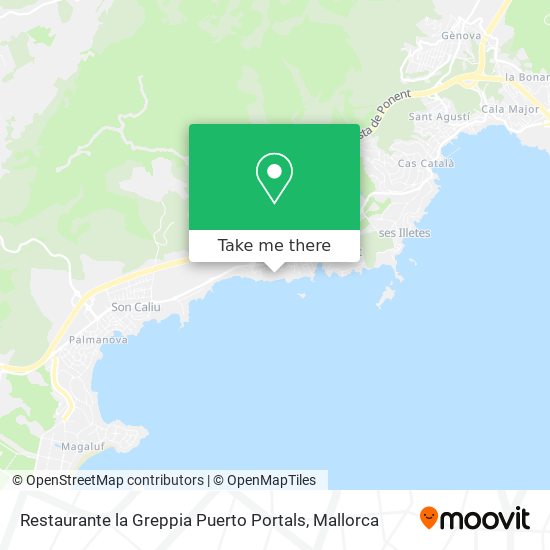 Restaurante la Greppia Puerto Portals map