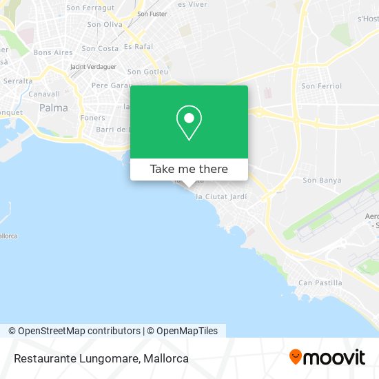 mapa Restaurante Lungomare