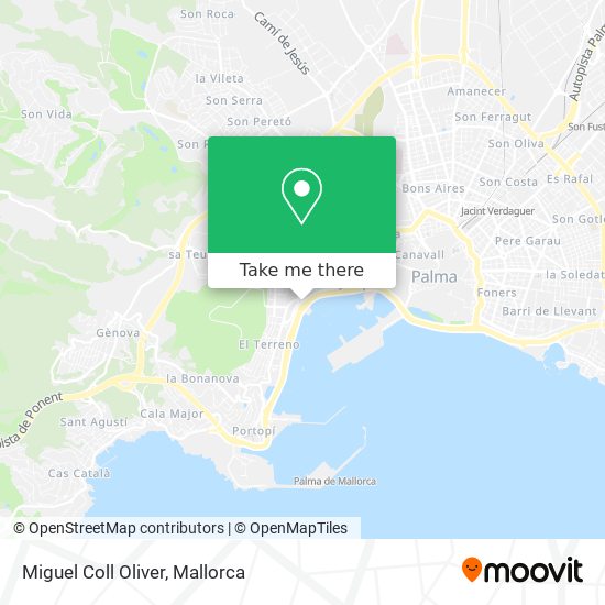 Miguel Coll Oliver map