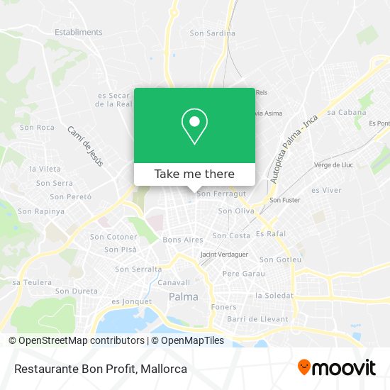 mapa Restaurante Bon Profit