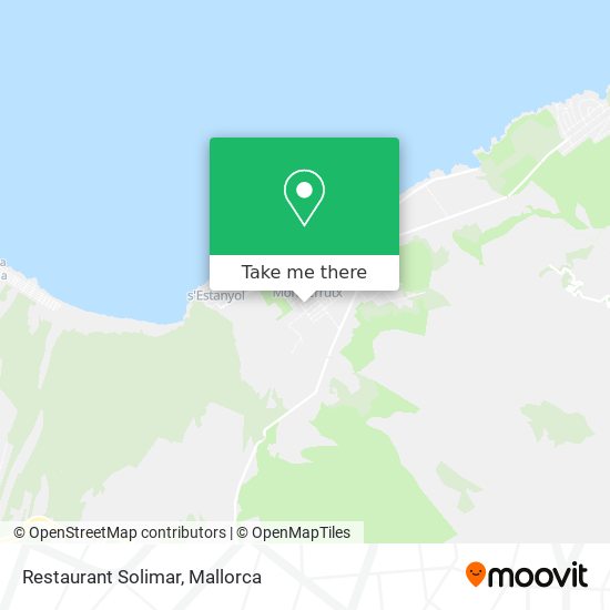 Restaurant Solimar map