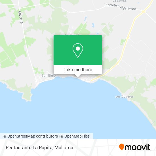 mapa Restaurante La Rápita