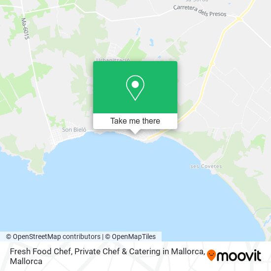 Fresh Food Chef, Private Chef & Catering in Mallorca map