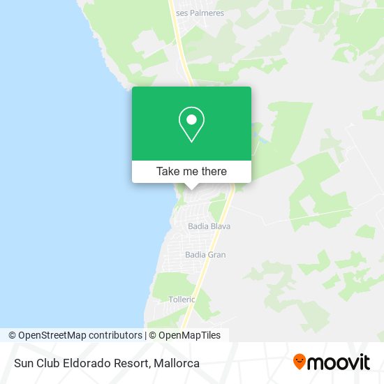 Sun Club Eldorado Resort map