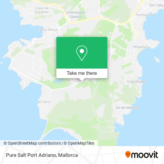 Pure Salt Port Adriano map