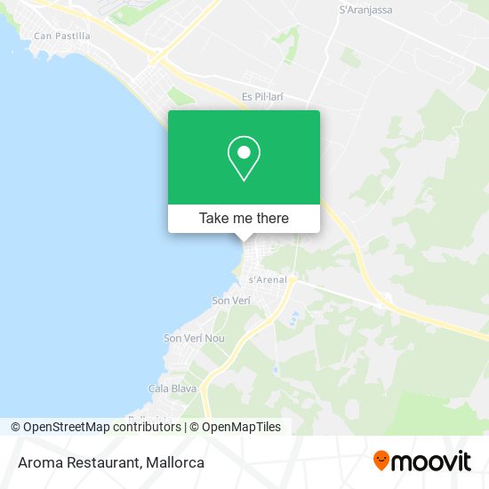 Aroma Restaurant map
