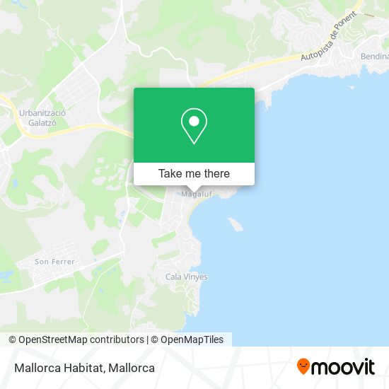 Mallorca Habitat map