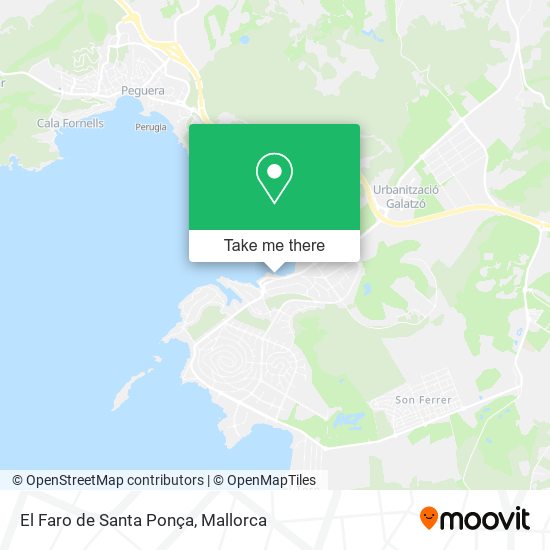El Faro de Santa Ponça map