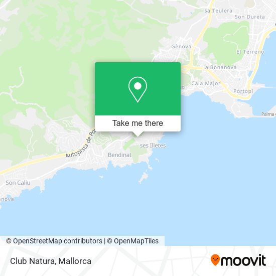 Club Natura map