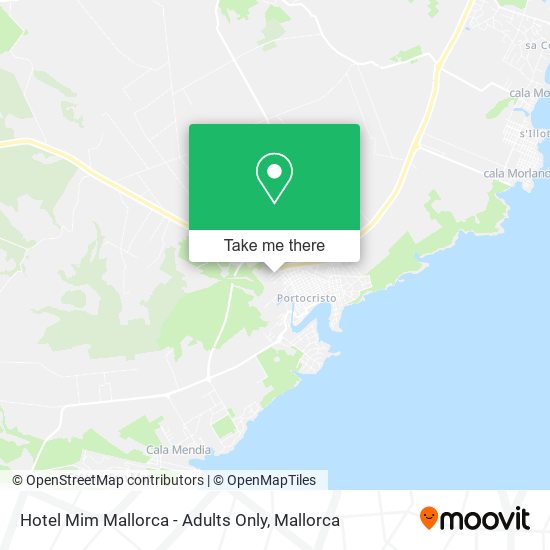 Hotel Mim Mallorca - Adults Only map