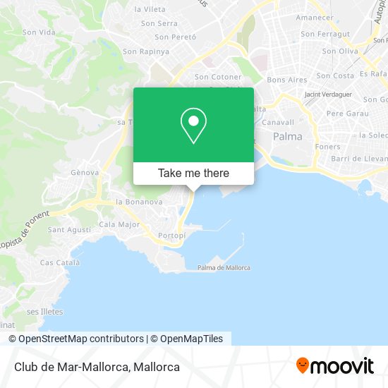 mapa Club de Mar-Mallorca