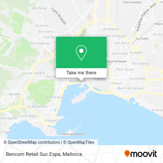 Bencom Retail Suc.Espa map