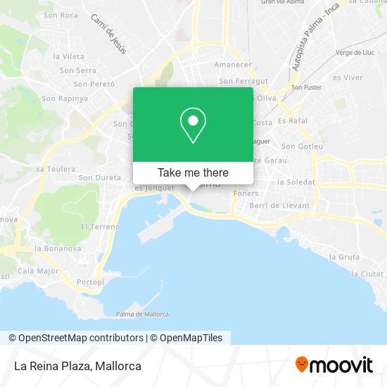 La Reina Plaza map