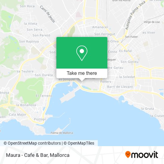 Maura - Cafe & Bar map