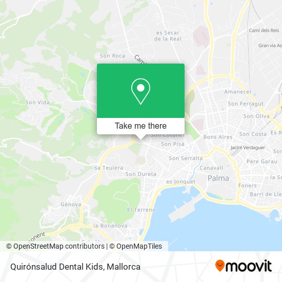 Quirónsalud Dental Kids map