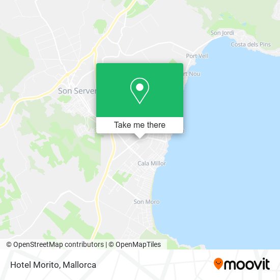 Hotel Morito map