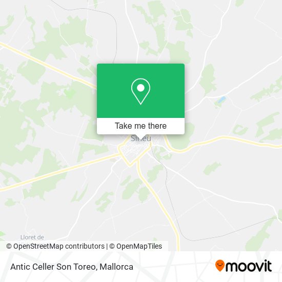 Antic Celler Son Toreo map