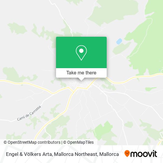 Engel & Völkers Arta, Mallorca Northeast map