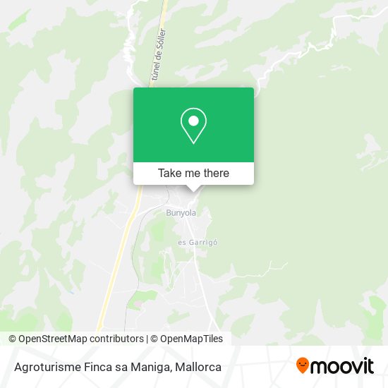 Agroturisme Finca sa Maniga map