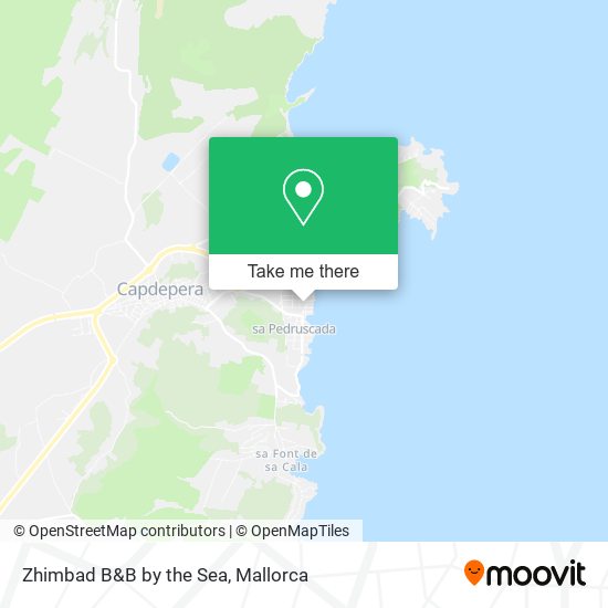 Zhimbad B&B by the Sea map