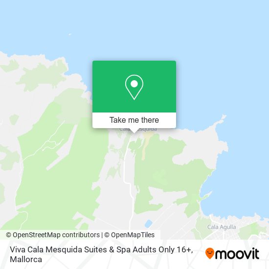 mapa Viva Cala Mesquida Suites & Spa Adults Only 16+