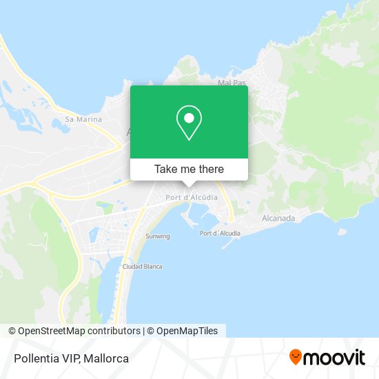 Pollentia VIP map