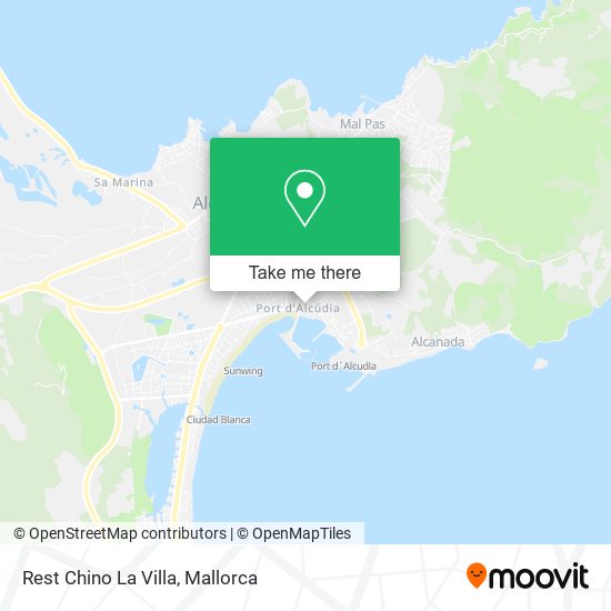 mapa Rest Chino La Villa