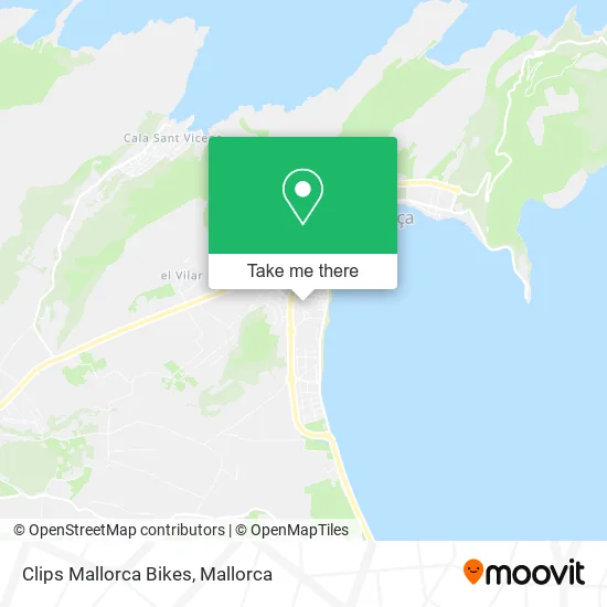 Clips Mallorca Bikes map