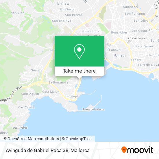 Avinguda de Gabriel Roca 38 map