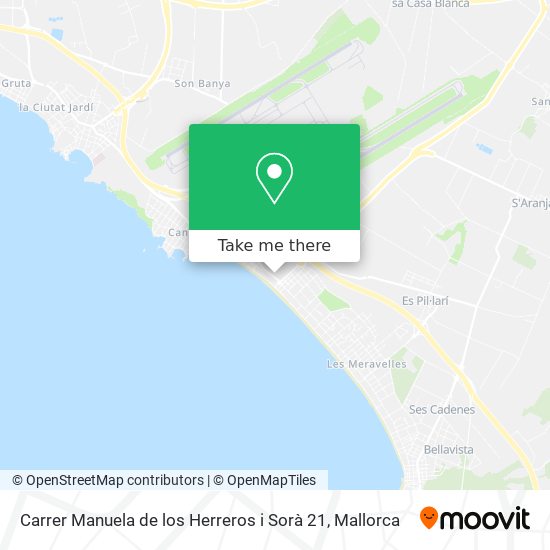 mapa Carrer Manuela de los Herreros i Sorà 21