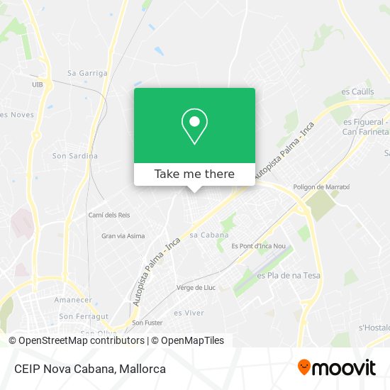 mapa CEIP Nova Cabana