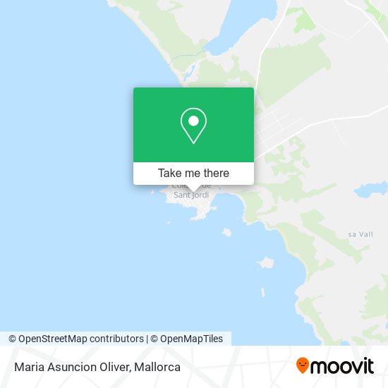 Maria Asuncion Oliver map