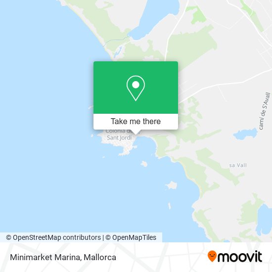 mapa Minimarket Marina