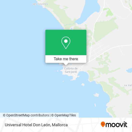 Universal Hotel Don León map