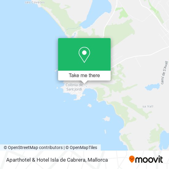 Aparthotel & Hotel Isla de Cabrera map