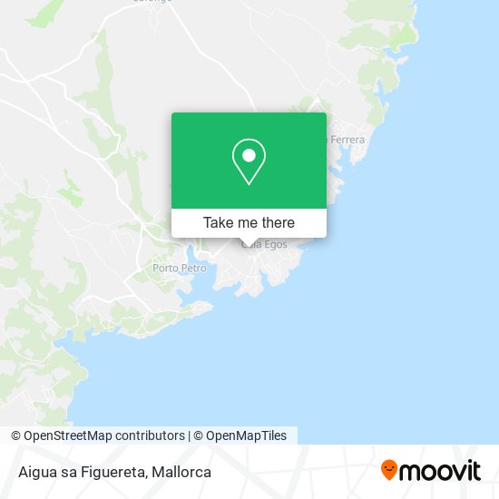 mapa Aigua sa Figuereta